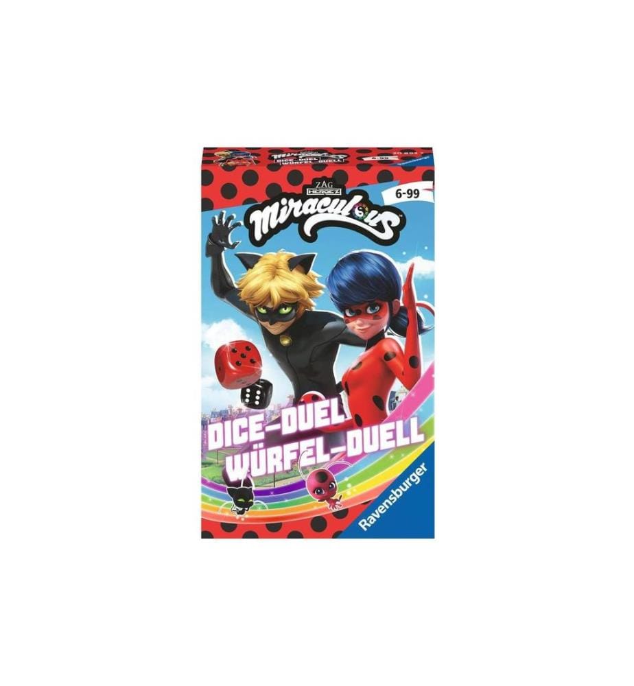 RAVENSBURGER - Kinderspiel Miraculous Würfel-Duell