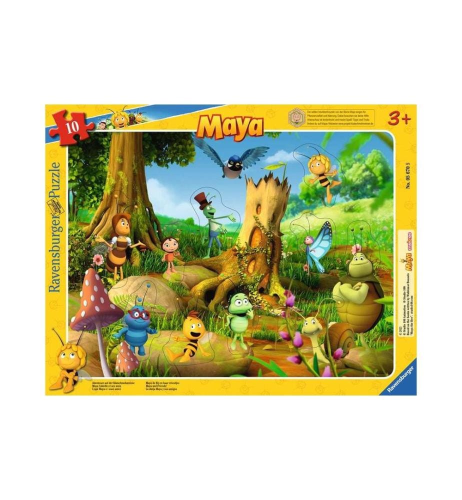 RAVENSBURGER - Puzzle Abenteuer auf der Klatschmohnwiese