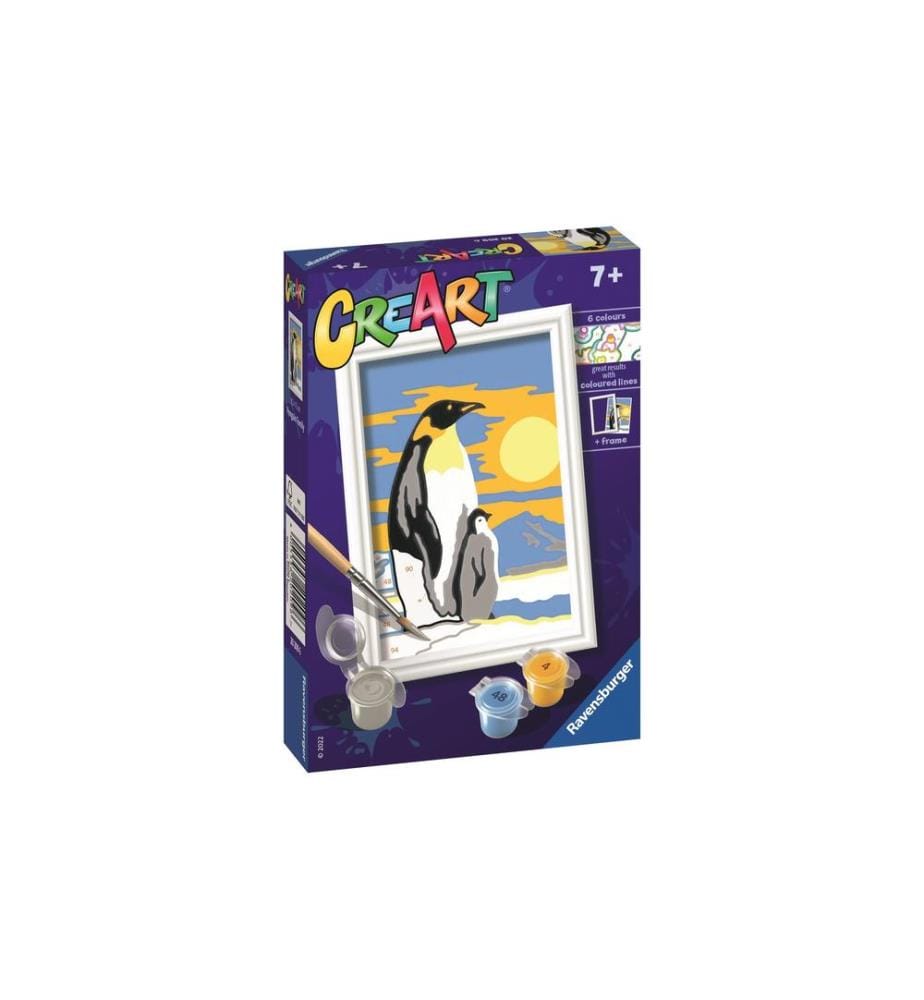 RAVENSBURGER - Malset CreArt: Penguin Family