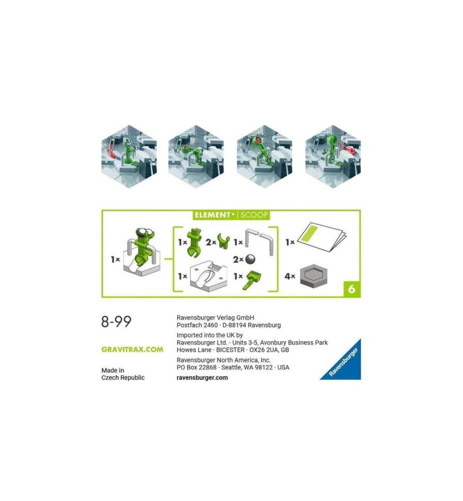 RAVENSBURGER - Accessoires pour circuits de billes GraviTrax Element Scoop