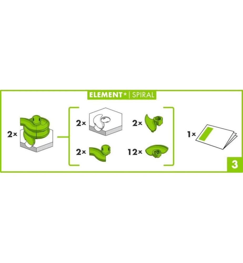 RAVENSBURGER - Accessoires pour circuits de billes GraviTrax Element Spiral