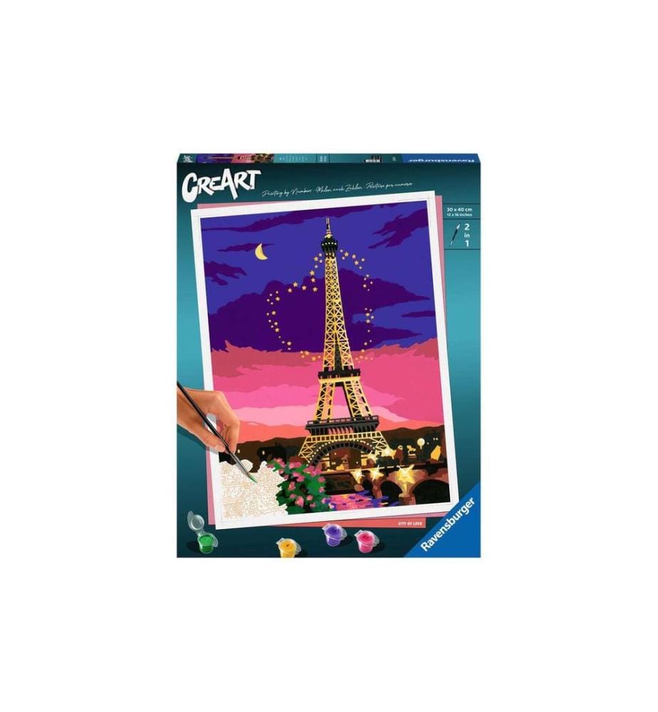 RAVENSBURGER - Peinture avec chiffres CreArt: City of Love