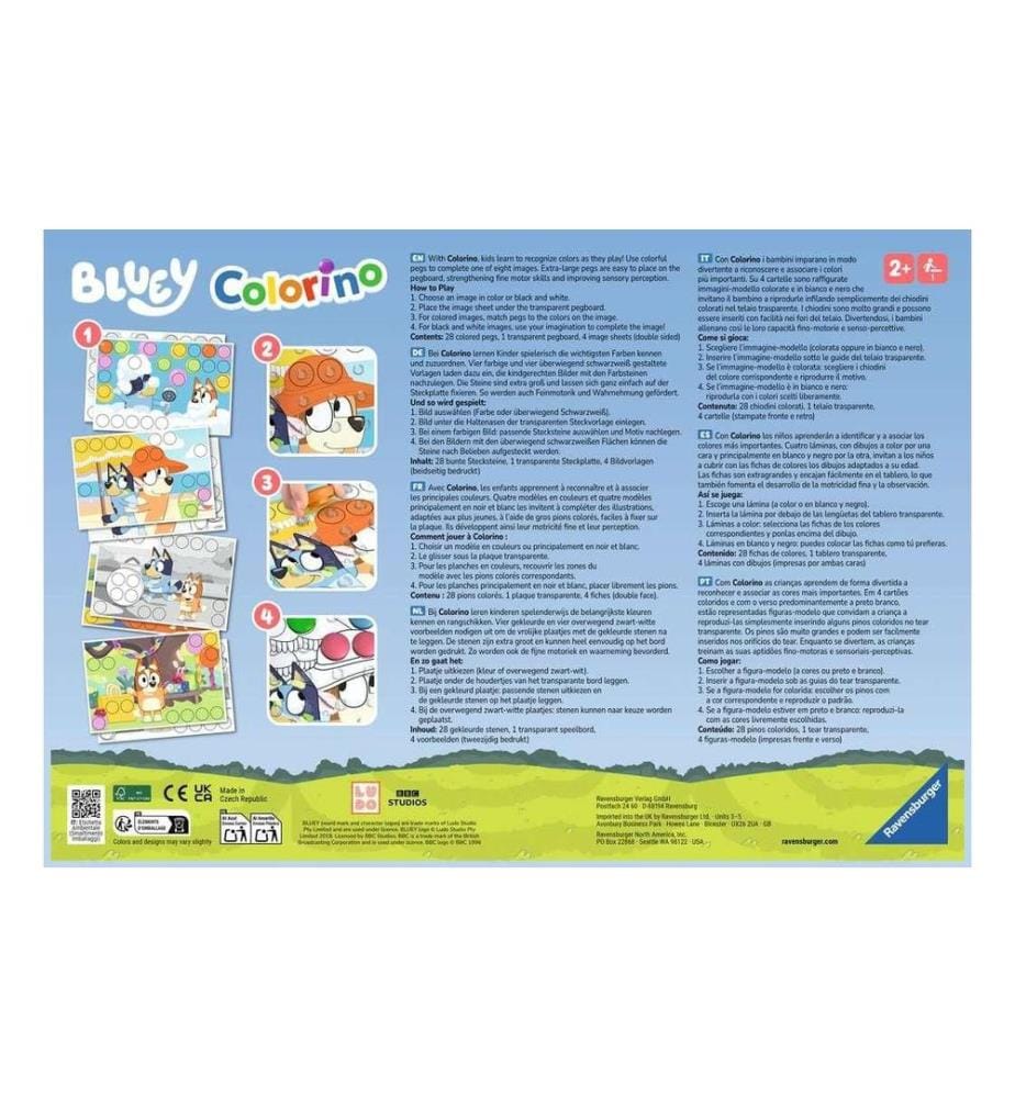 RAVENSBURGER - Kinderspiel Colorino Bluey D/F/I/EN/NL/E