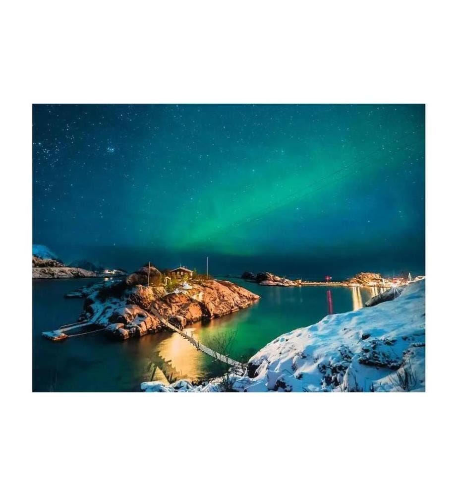 RAVENSBURGER - Puzzle Nordlichter in Tromsø, Norwegen 500 Teile
