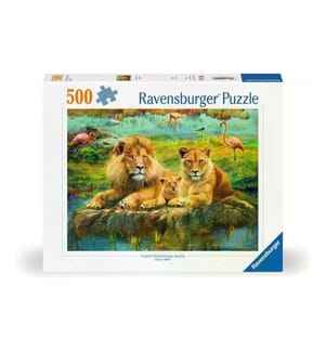 RAVENSBURGER - Puzzle Les lions dans la savane