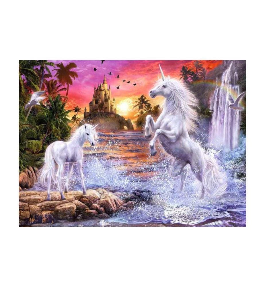 RAVENSBURGER - Puzzle Einhörner am Fluss