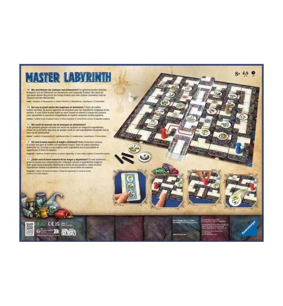 RAVENSBURGER - Jeux pour la famille Master Labyrinth - 50 ans de triangle bleu