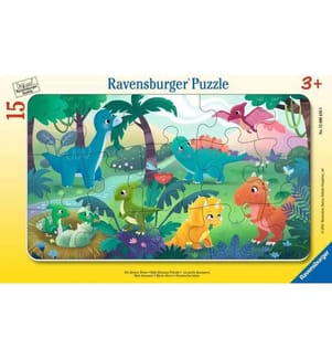 RAVENSBURGER - Kleinkinder Puzzle Die kleinen Dinos