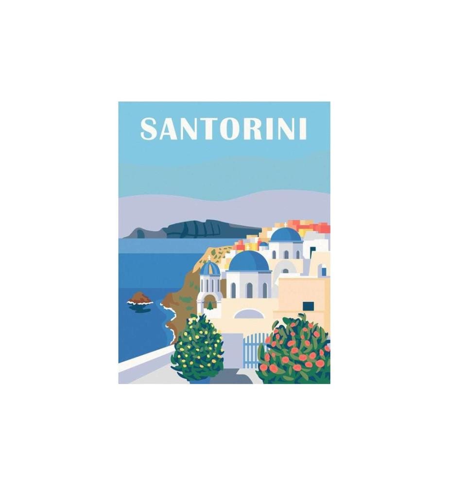 RAVENSBURGER - Malen nach Zahlen CreArt – shades of Santorini auf Leinwand