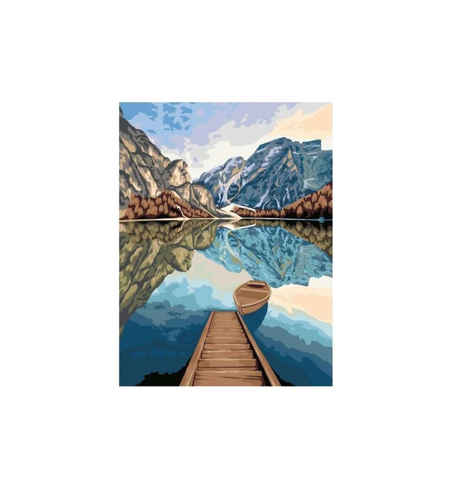 RAVENSBURGER - Peinture avec chiffres CreArt – Vues du lac sur toile