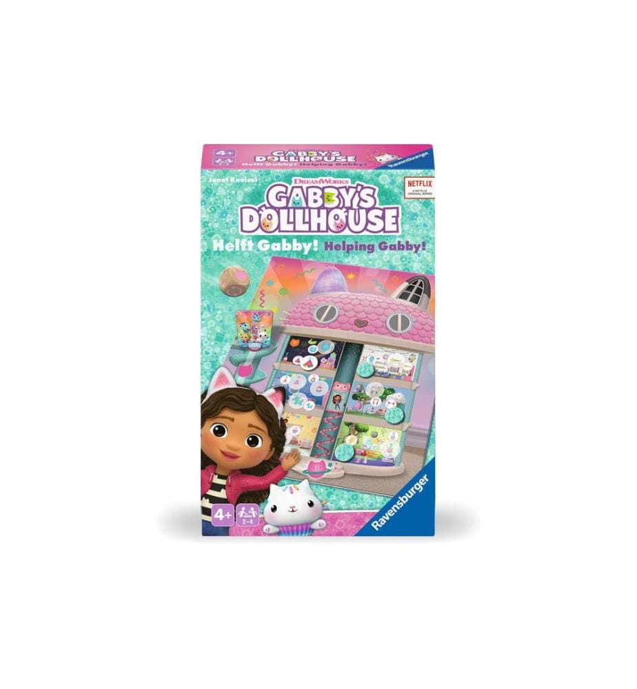 RAVENSBURGER - Kinderspiel Gabbys Dollhouse – Helft Gabby!
