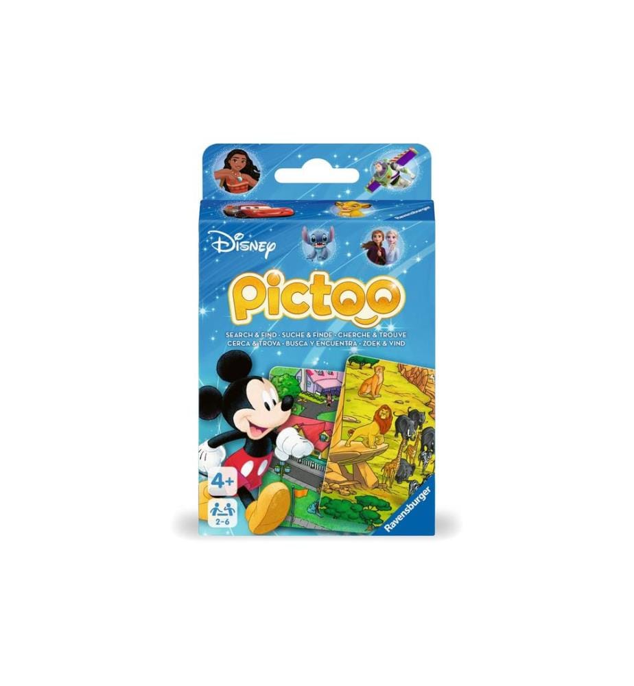 RAVENSBURGER - Kartenspiel Pictoo Disney