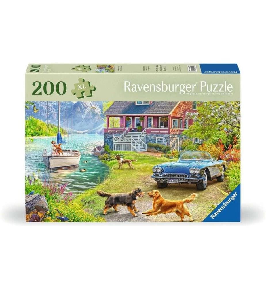 RAVENSBURGER - Puzzle Maison du lac d'été