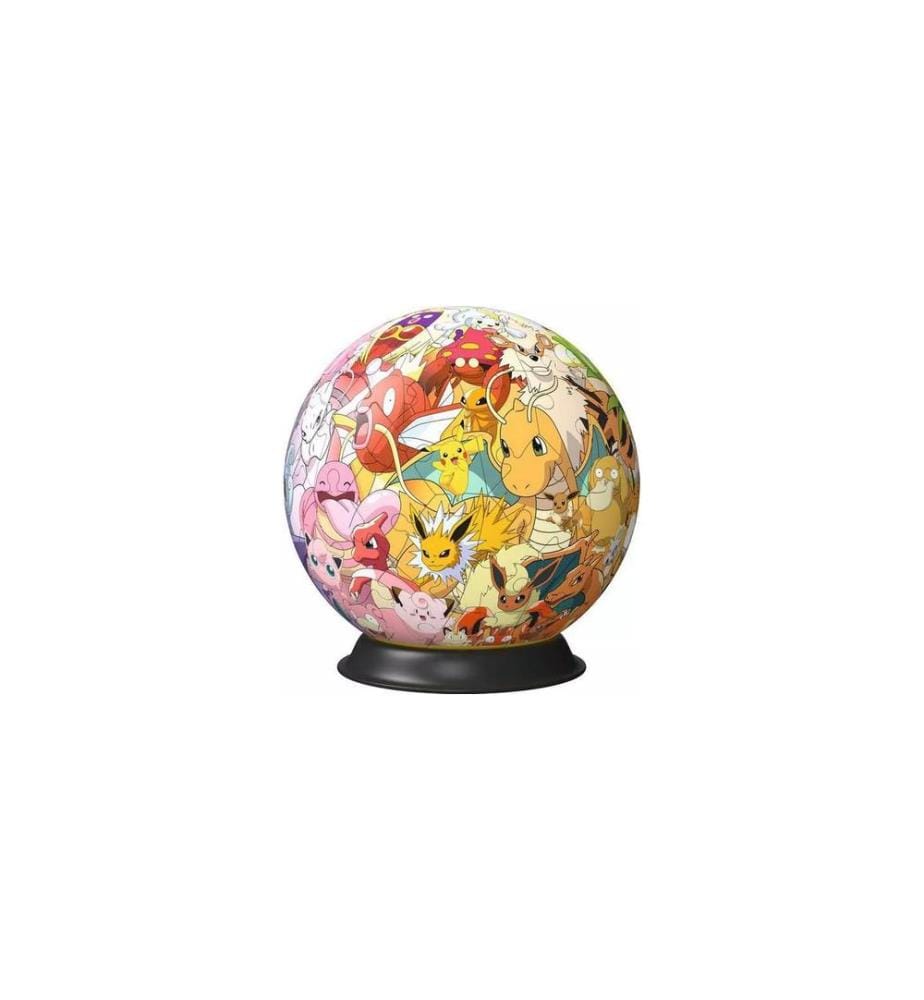 RAVENSBURGER - 3D Puzzle Ball: Pokémon – Kanto Region