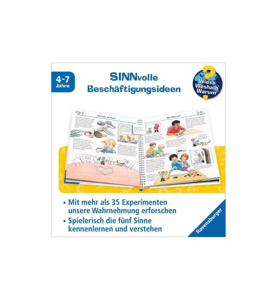 RAVENSBURGER - Livres pratiques pour enfants WWW: Expérimenter avec tous les sens