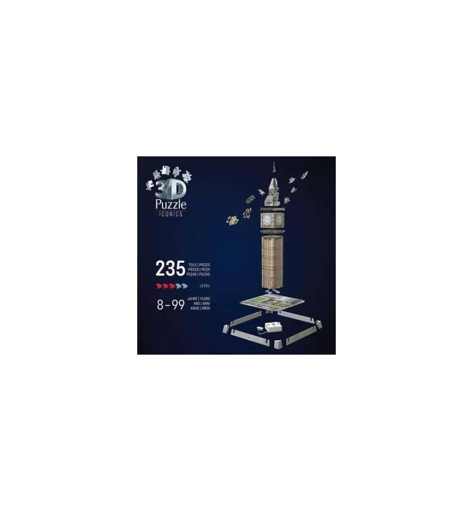 RAVENSBURGER - 3D Puzzle Iconics Big Ben with Light