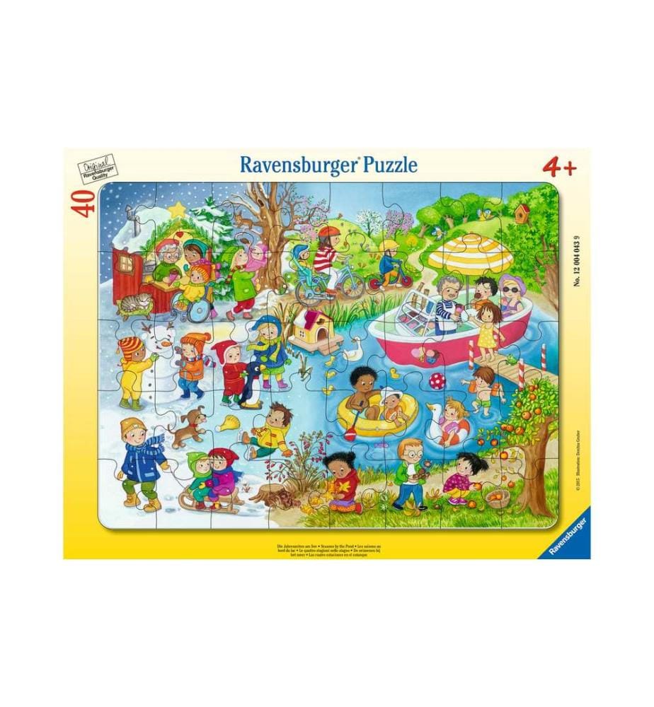 RAVENSBURGER - Puzzle Puzzle Les saisons au bord du
