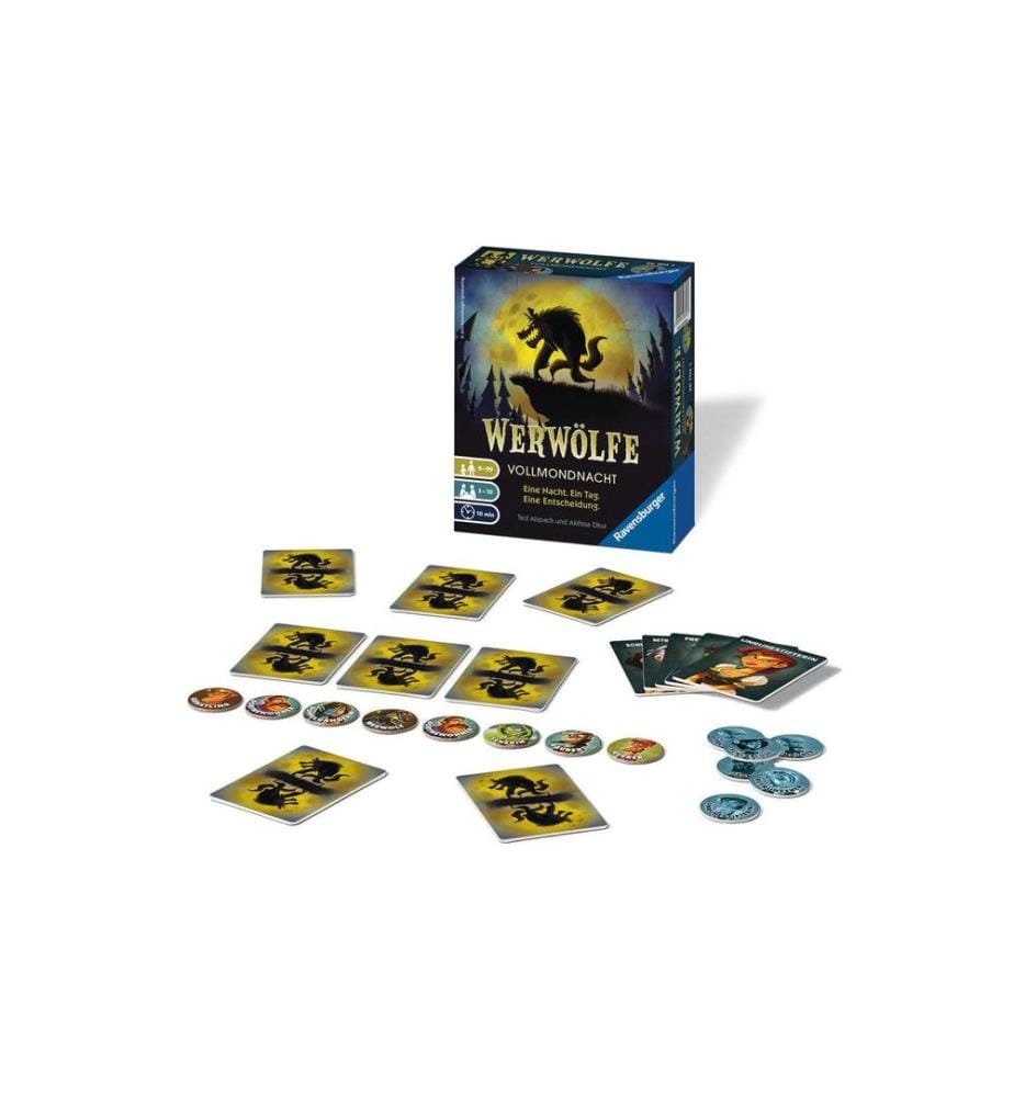 RAVENSBURGER - Kartenspiel Werwölfe Vollmondnacht
