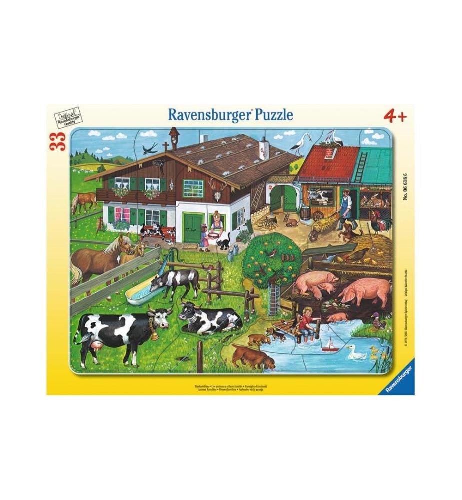 RAVENSBURGER - Puzzle Tierfamilien