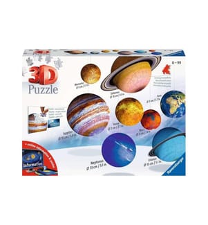 RAVENSBURGER - Puzzle en 3D Système planétaire