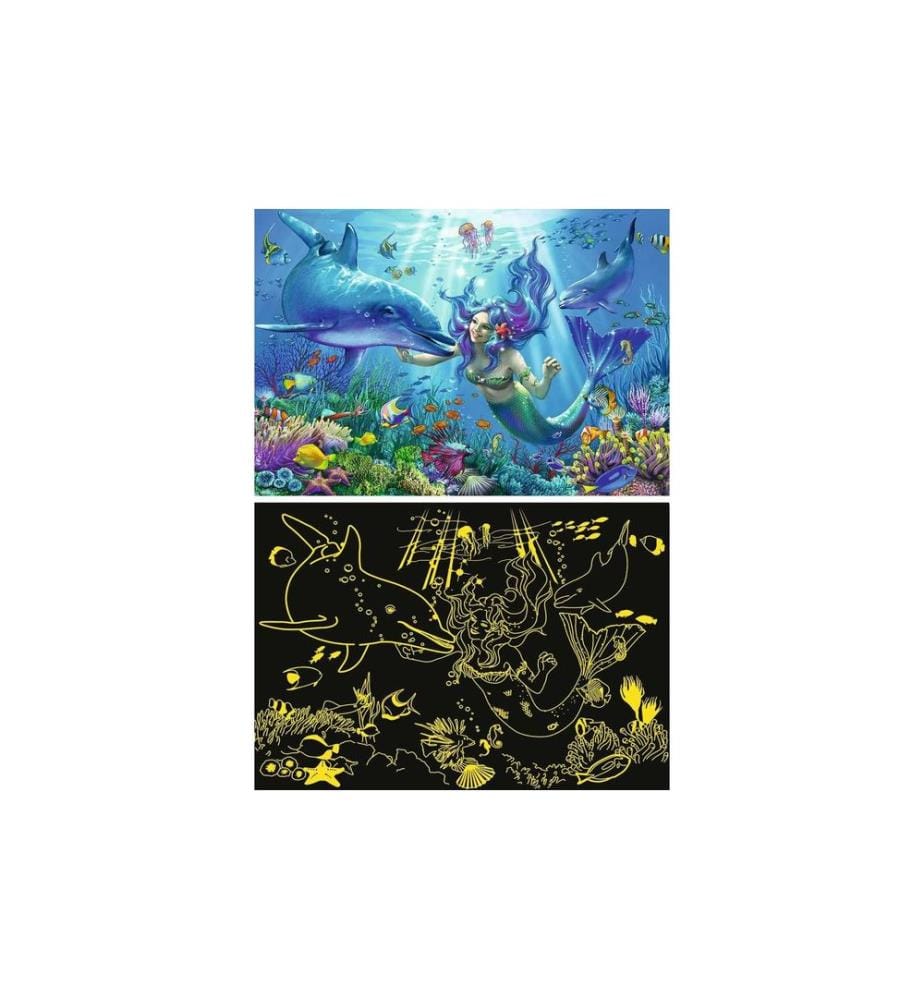 Ravensburger Puzzle Paradis sous-marin Lumineux, 200 pièces XXL