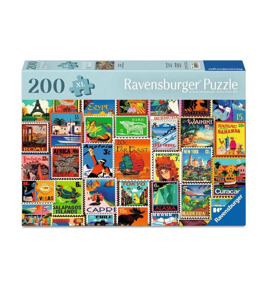 Ravensburger Puzzle Travel Stamps 200 XL Teile