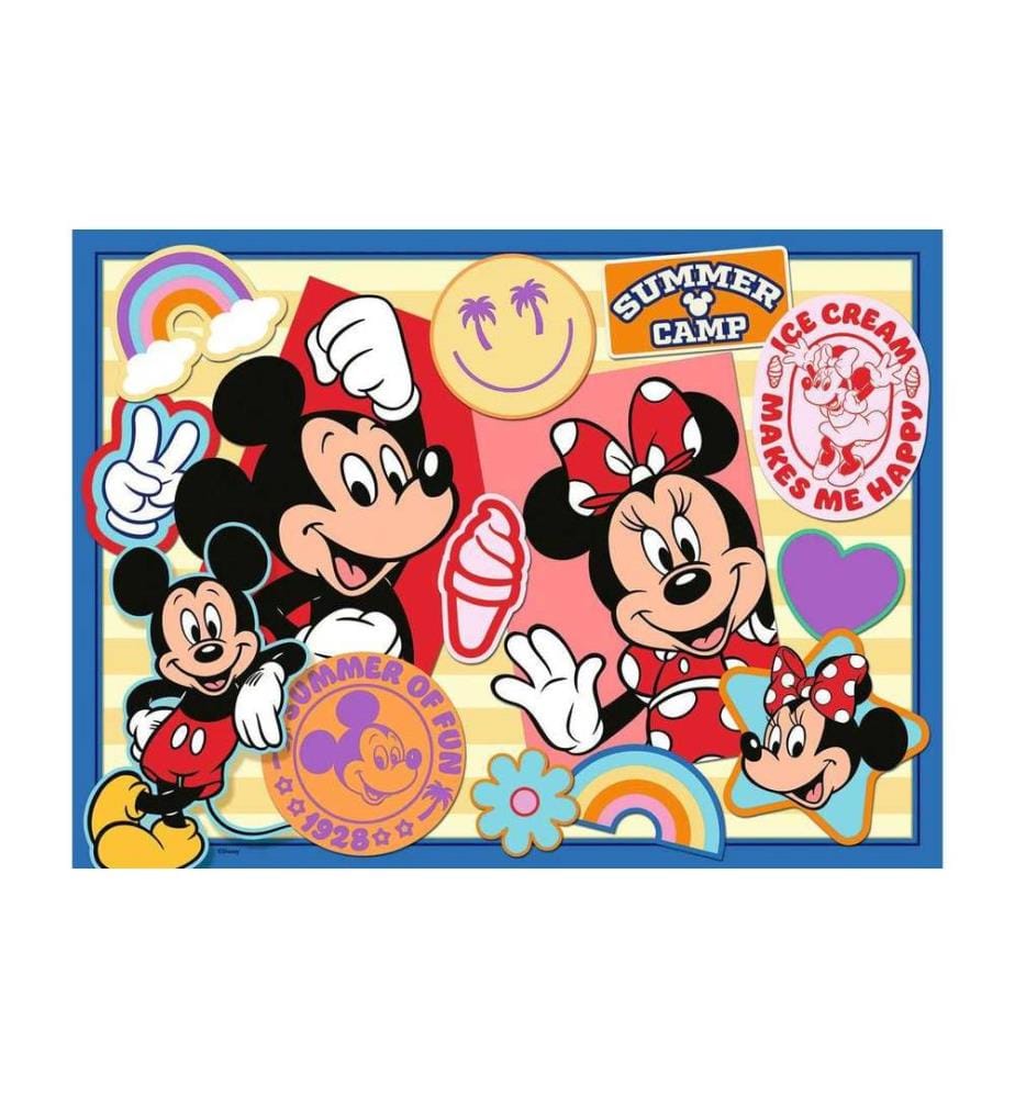 Ravensburger Puzzle Unterwegs mit Mickey und Minnie 200 Teile