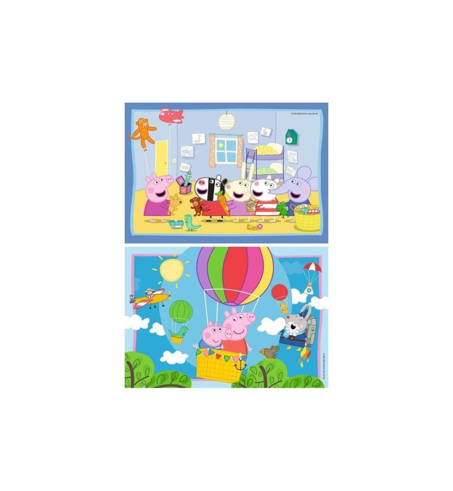 Ravensburger Puzzle Peppas Abenteuer 2 x 12 Teile