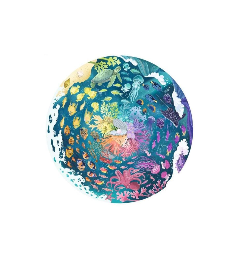 Ravensburger Puzzle Circle of Colors – Ocean 500 pièces, rond