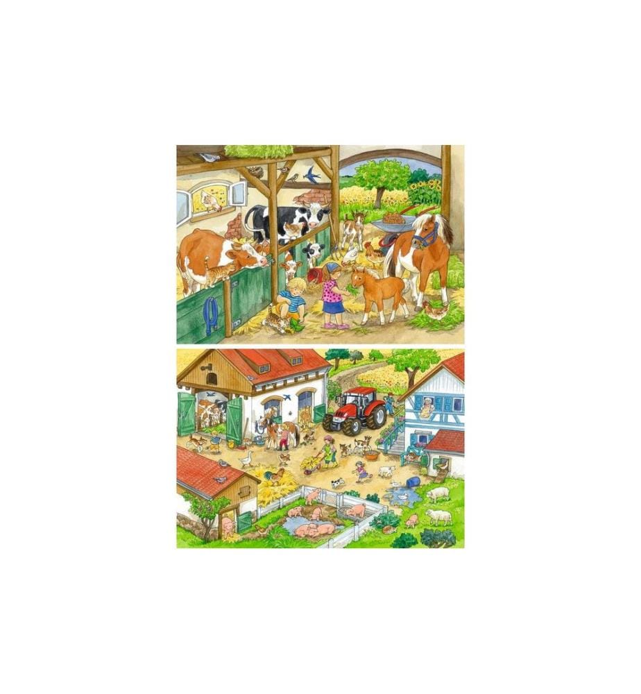 Ravensburger Puzzle Joyeuse campagne 2 x 24 pièces
