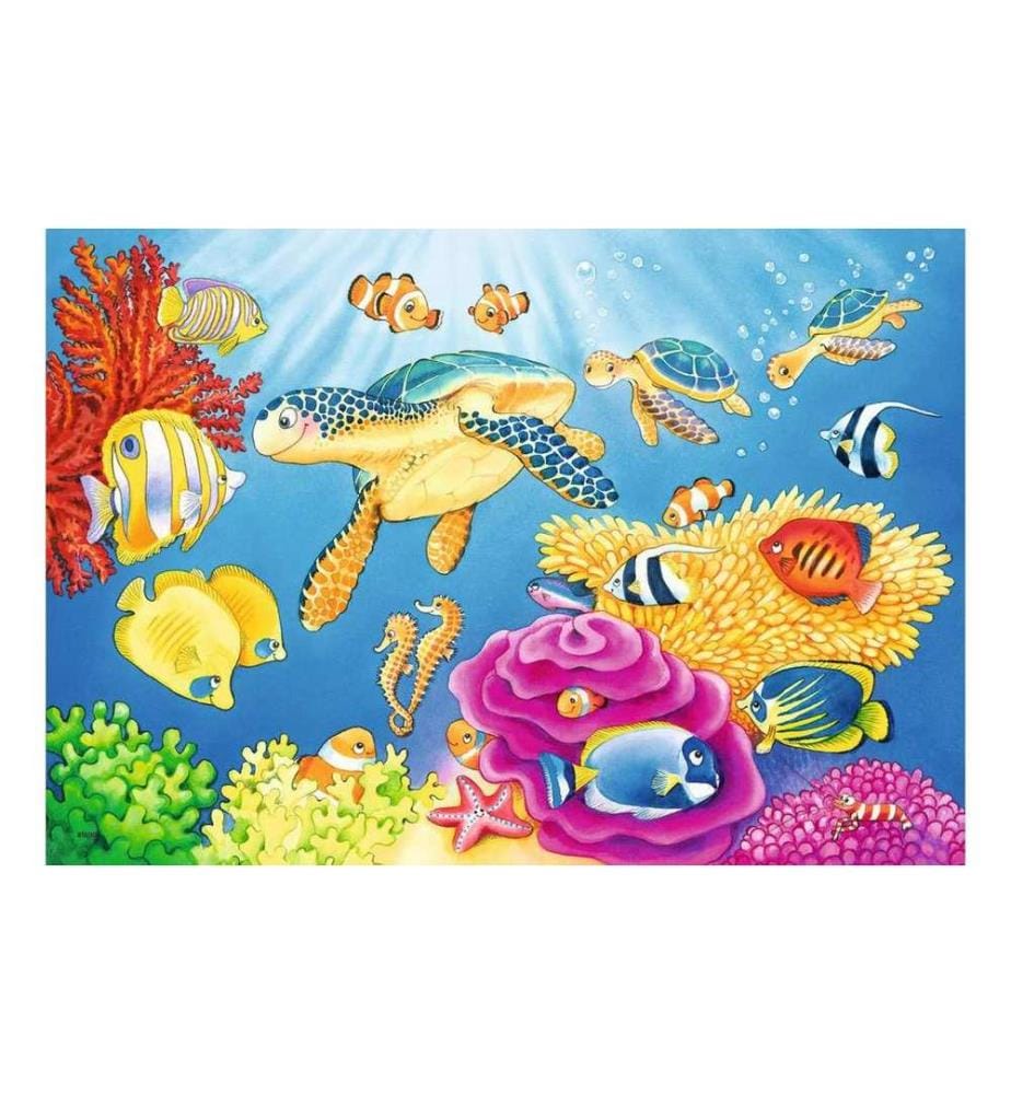 Ravensburger Puzzle Kunterbunte Unterwasserwelt 2 x 24 Teile