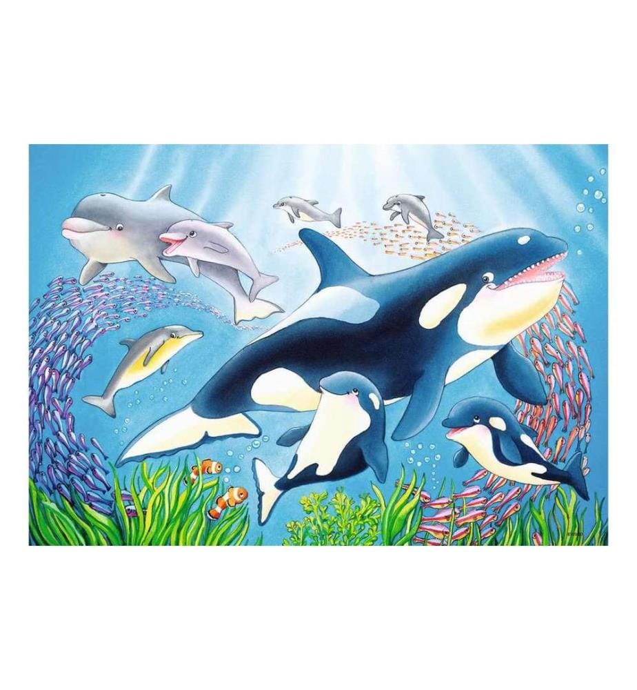 Ravensburger Puzzle Kunterbunte Unterwasserwelt 2 x 24 Teile