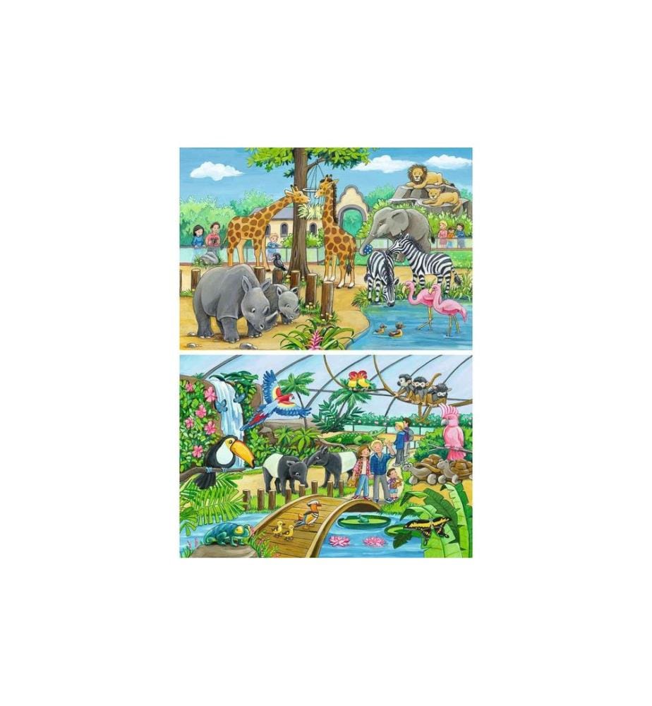 Ravensburger Puzzle Willkommen im Zoo 2 x 24 Teile