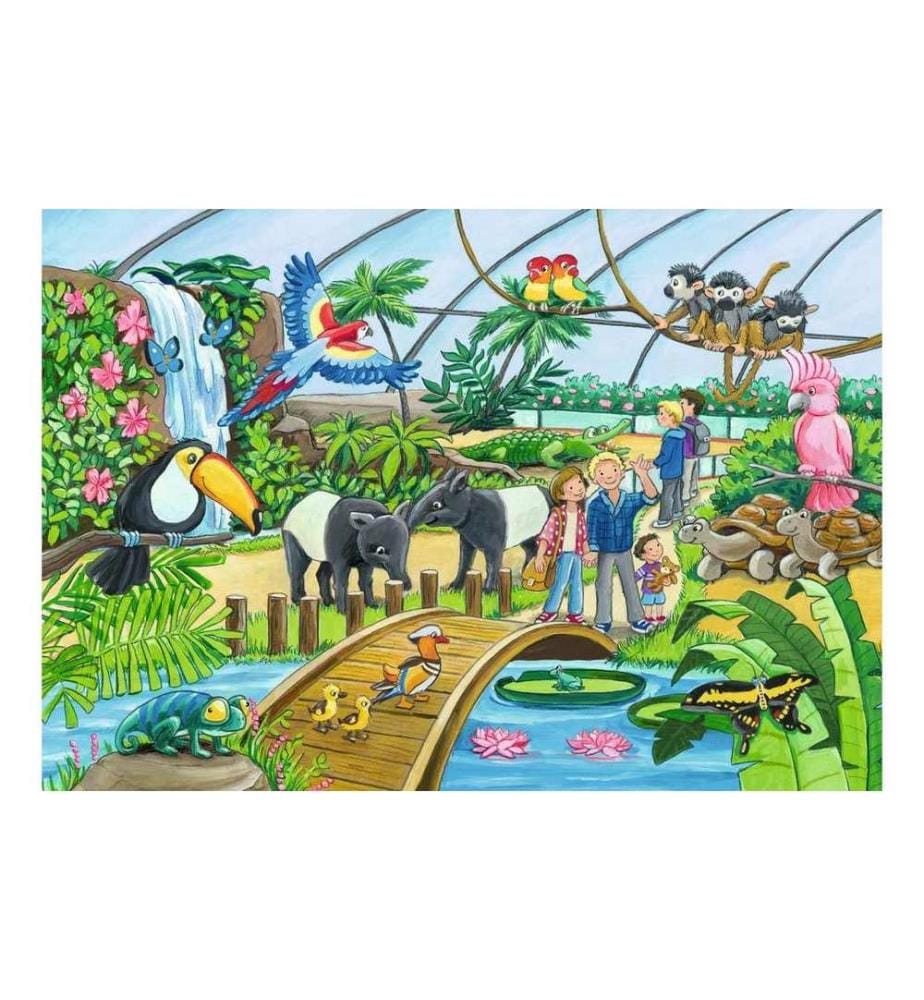 Ravensburger Puzzle Willkommen im Zoo 2 x 24 Teile