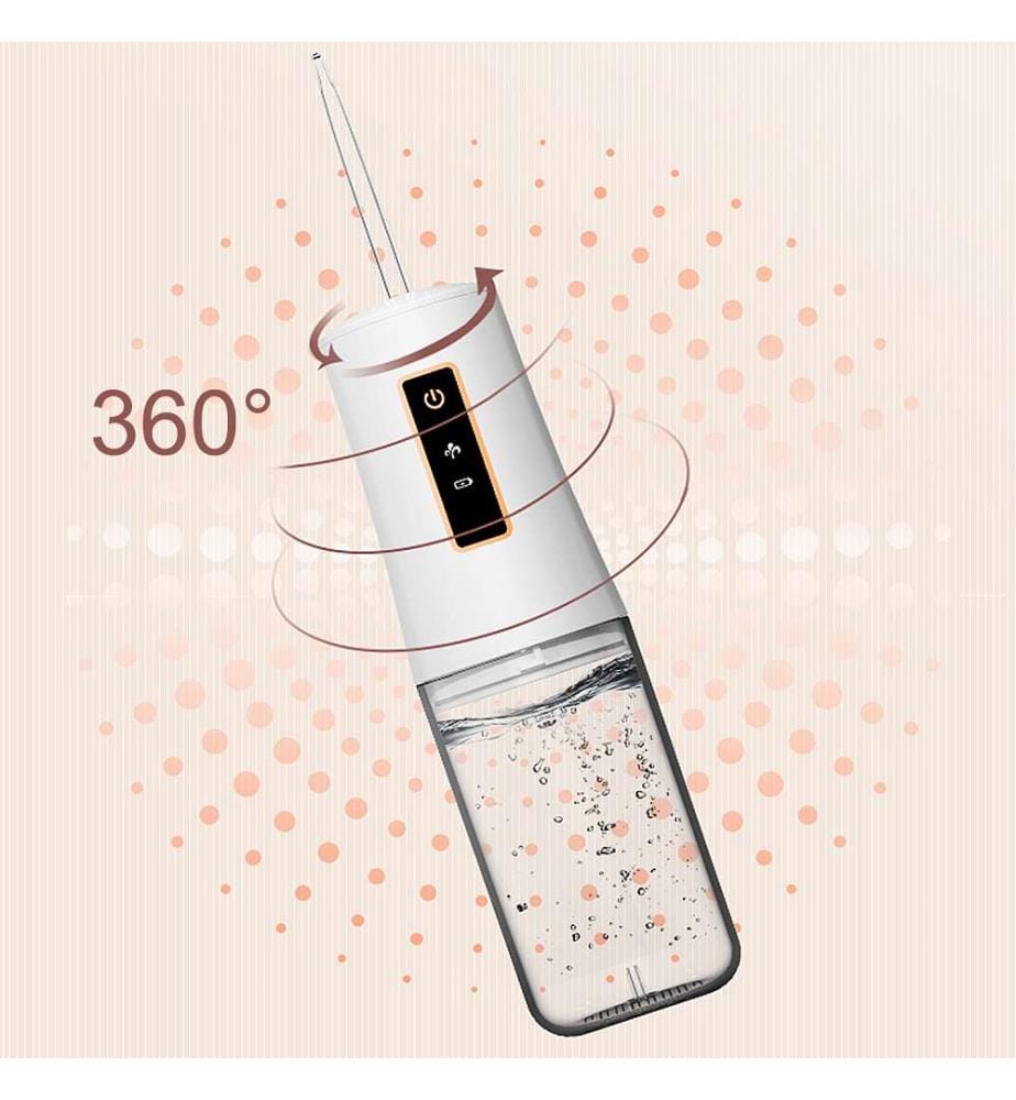 Irrigateur buccal pour le nettoyage et la beauté des dents - Blanc