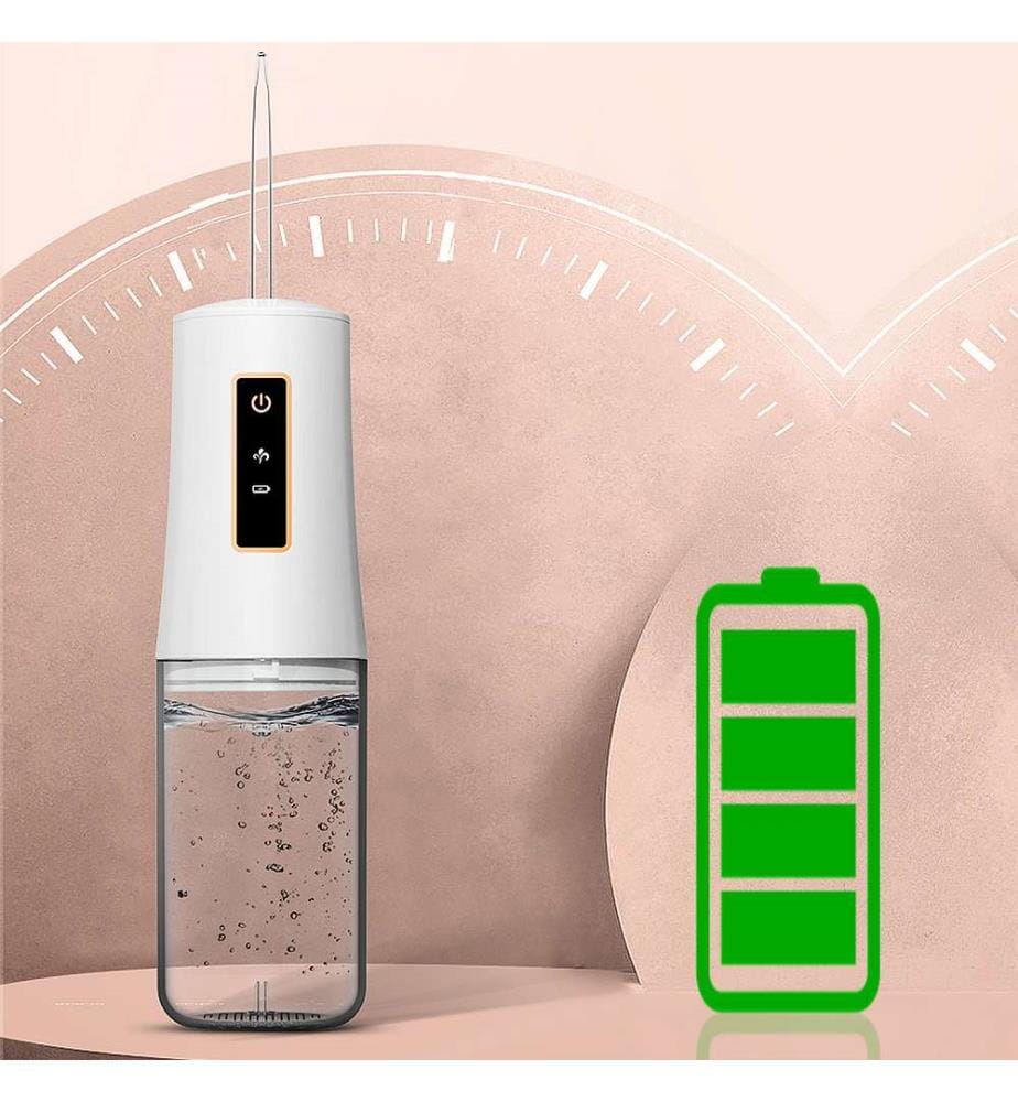 Irrigateur buccal pour le nettoyage et la beauté des dents - Blanc