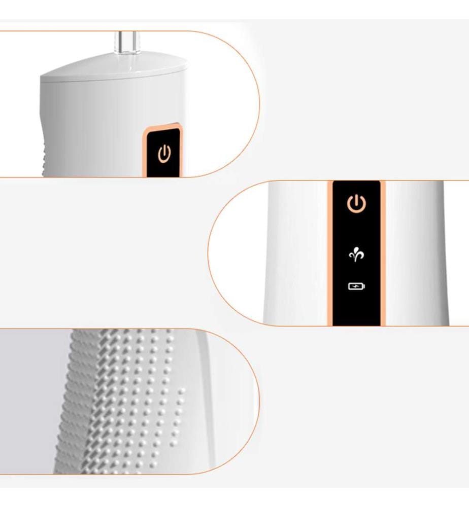 Irrigateur buccal pour le nettoyage et la beauté des dents - Blanc