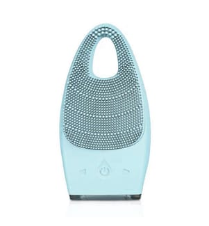 Lavaggio elettrico del viso ricaricabile. 15 intensità - Azzurro