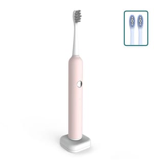 Elektrische Zahnbürste mit und 3 Bürstenköpfen - Pink