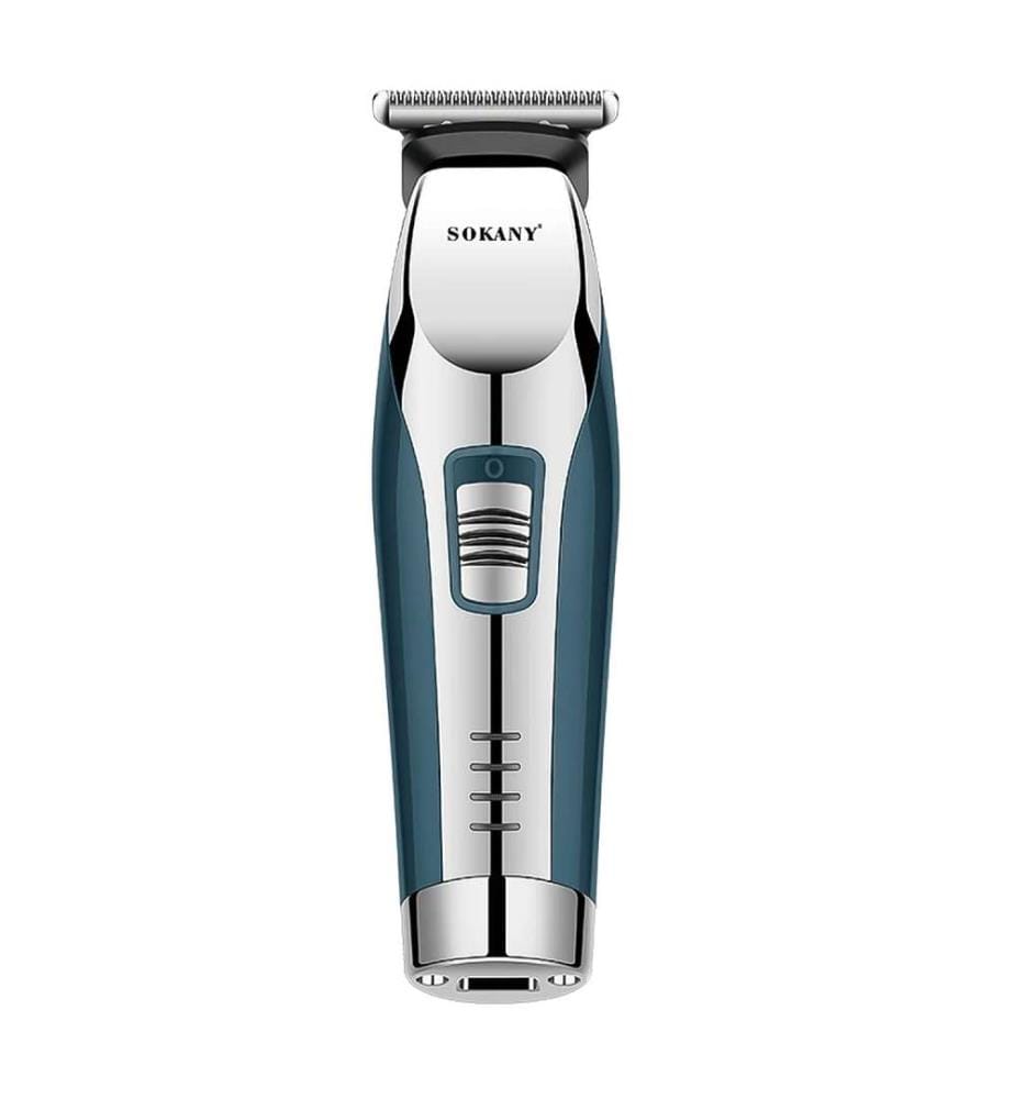 Rechargeable hair and beard trimmer Ergonomic design - Blue
