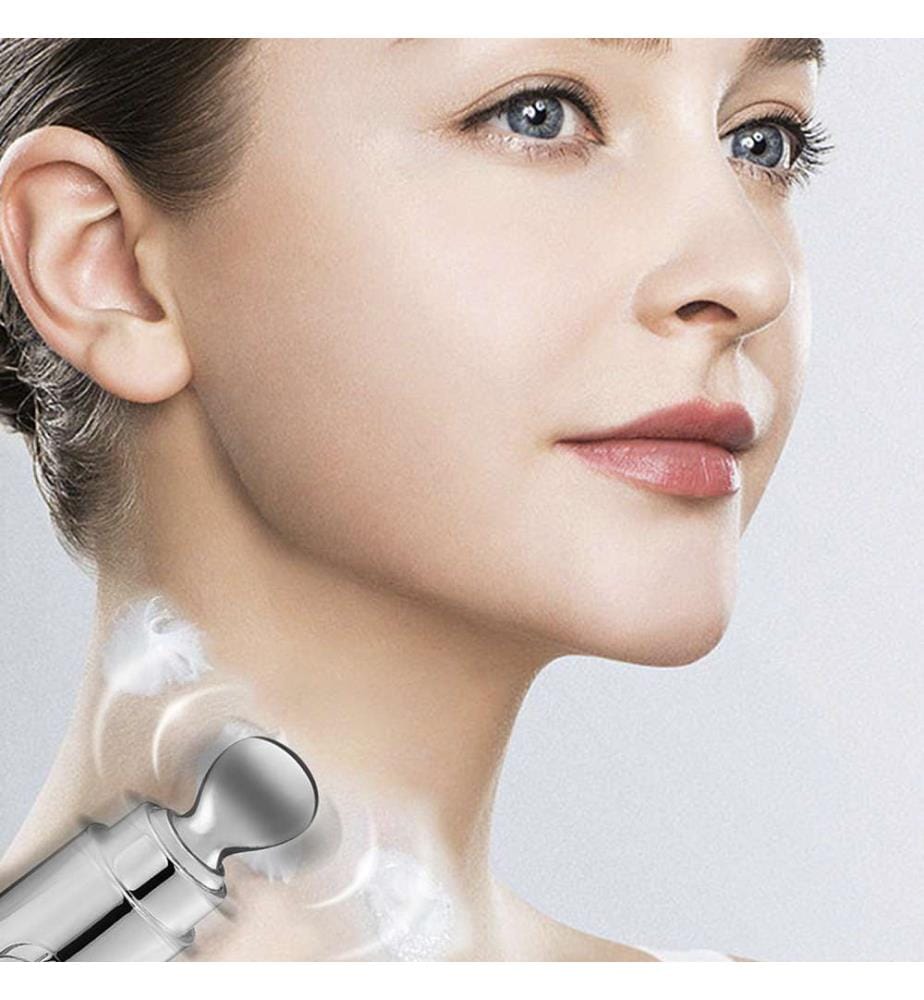 Eye contour massager + Microvibrations moisturizer - Rose Gold