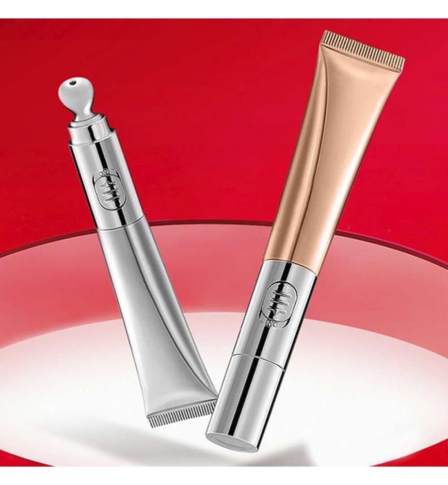 Eye contour massager + Microvibrations moisturizer - Rose Gold