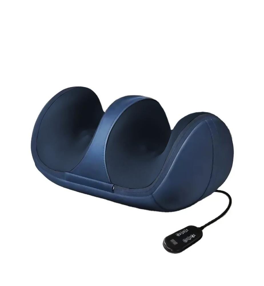 Appareil de massage pour les pieds et les jambes avec 3 modes de massage - Bleu foncé