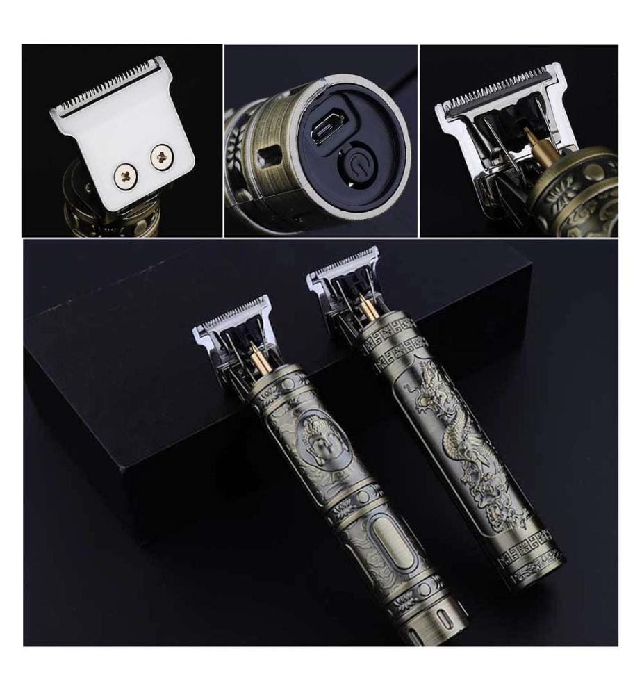 Tondeuse à cheveux et à barbe avec batterie - Or