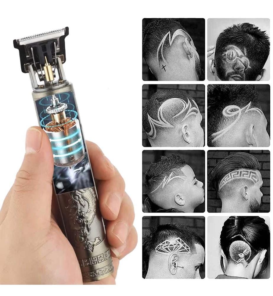 Tondeuse à cheveux et à barbe avec batterie - Or