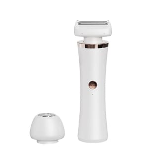 Épilateur 2 en 1 avec double tête - Blanc