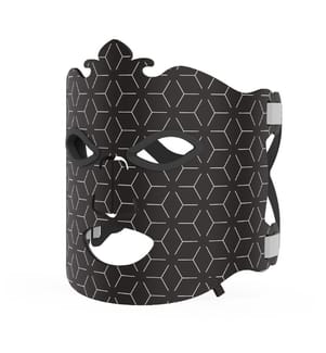 Silicone mask for LED light treatment - Black