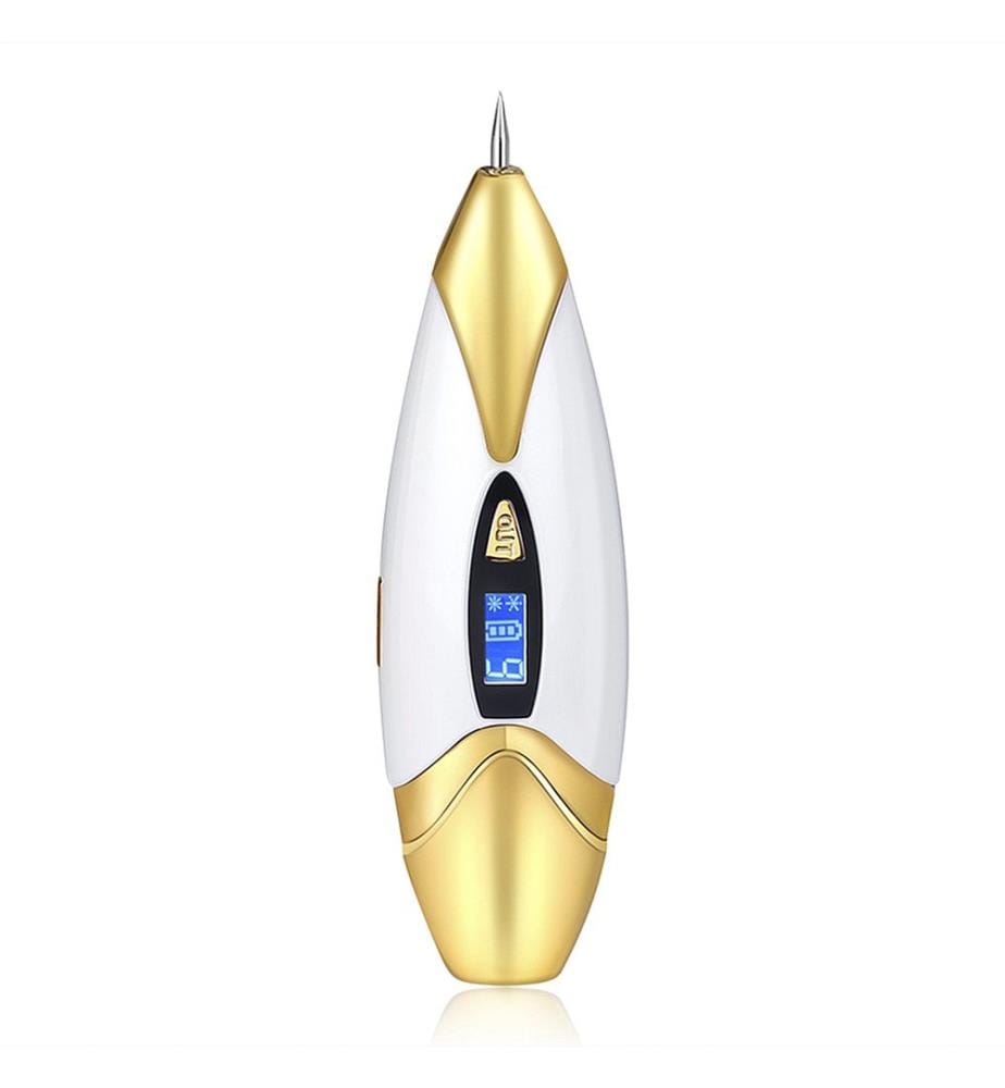 Stylo électrique pour éliminer les imperfections de la peau - Blanc