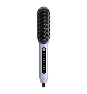 Spazzola lisciante per capelli con ioni negativi e 30W - Azzurro