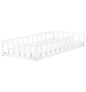 Letto per bambini Legno di pino MEYMAC 90 x 200 cm Bianco